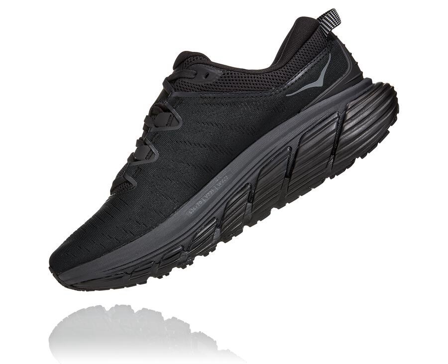 Hoka One One Running Shoes Mens Black - Gaviota 3 - 24956XBYS